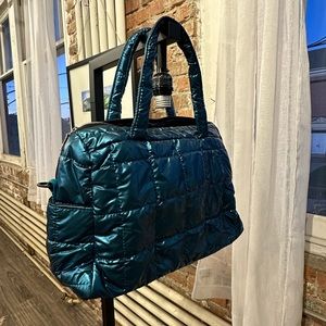 Quilted Metallic Bag Purse